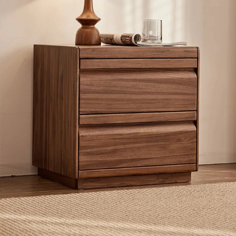 

Wooden Nordic Nightstand Table Unique Cool Space Saving Safe Bedside Table Modern Aesthetic Mesa De Noche Lounge Suite Furniture