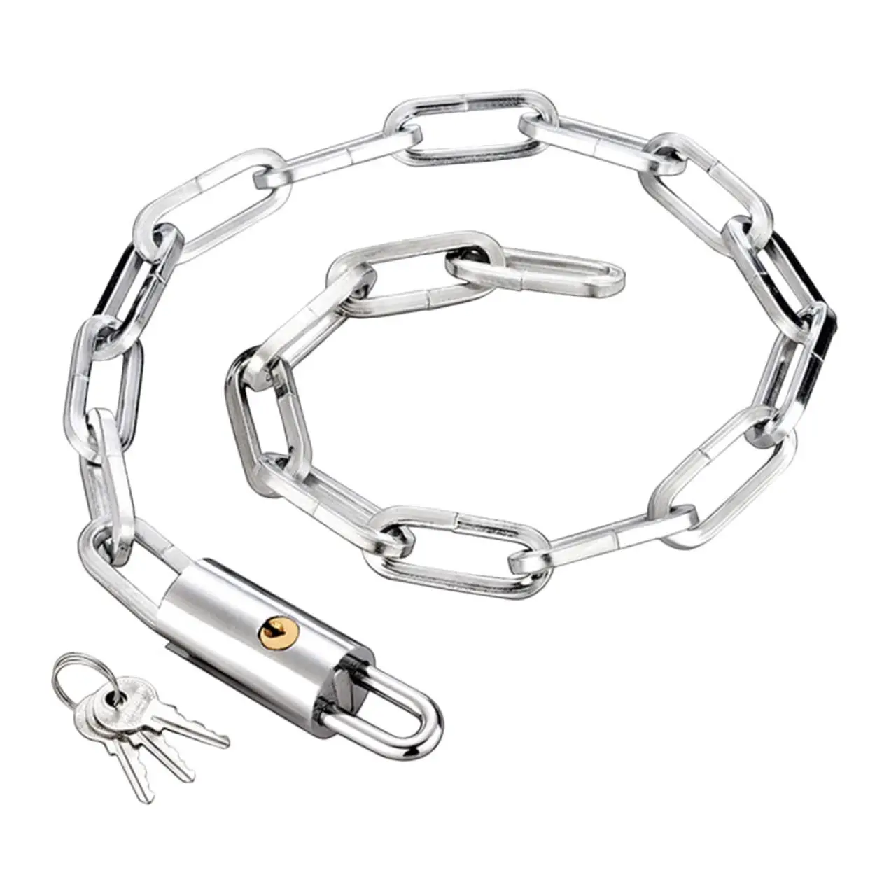 

Chain Lock Portable Anti-Theft Cycling Chain with Complex Lock for Bikes Motorcycles and Electric Scooters Heavy Duty Security