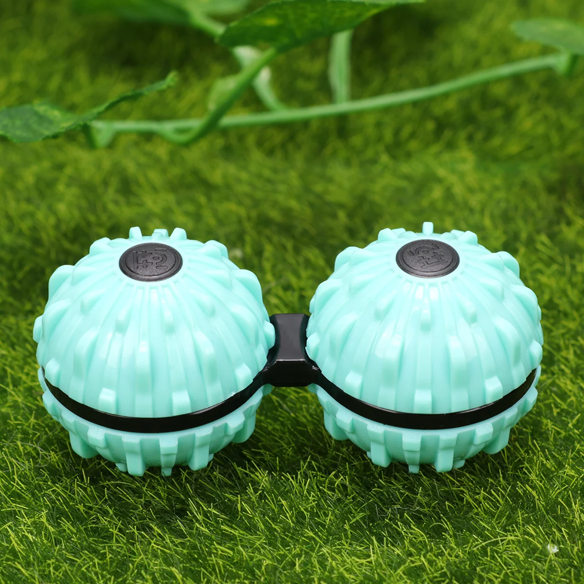 1 قطعة تدليك الدوران السماء الزرقاء قطعة واحدة كرات لتخفيف الضغط الضغط الإجهاد تخفيف تململ أداة لينة ضغط