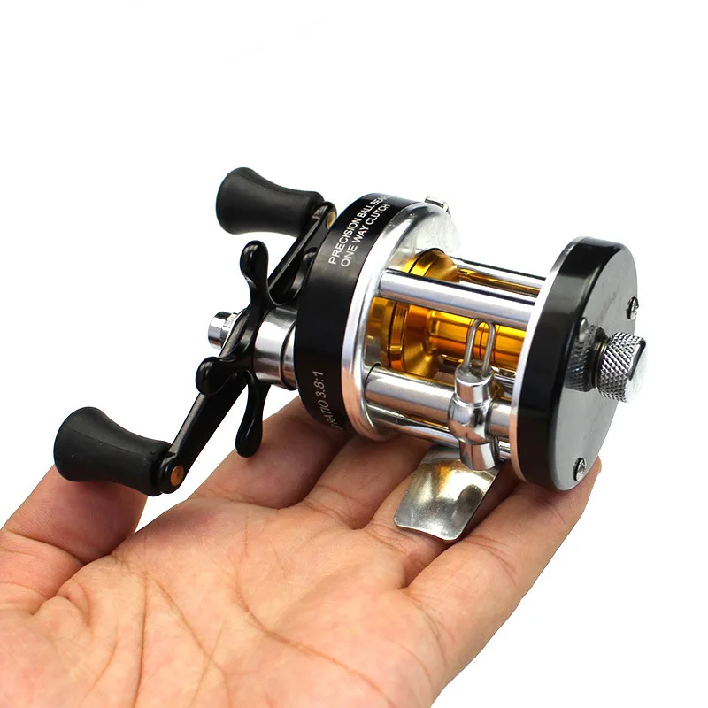 New CL25 Baitcasting Fishing Reel 140g 3.8:1 Left/Right Hand Centrifugal Brake for Small Lures Fishing Tackle