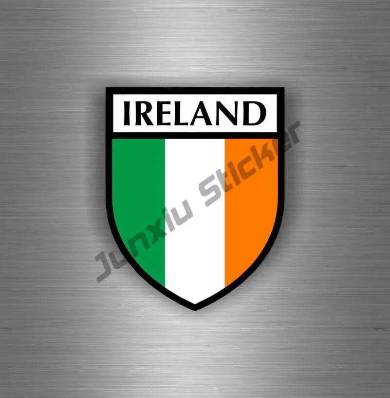 Irish Royal Decal Ireland Shield Decal Irish Stamp City Shield Travel Sticker for Car Vinyl Motorcycle Tuning Cover Scratches