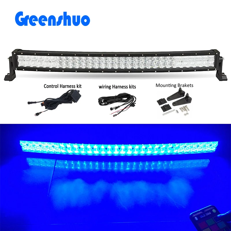 

High Power 32inch Led Bar Curved Dual Row 5D LED Light Bar For Truck Off-road 4x4 Backup Jeep Pickup