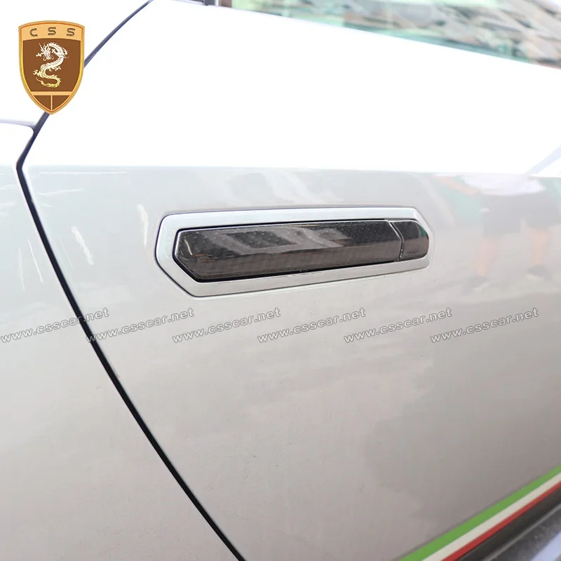 Tuning Onderdelen Droge Koolstofvezel Auto Deurklink Decoratie voor Lambor Huracan Lp580 Lp610