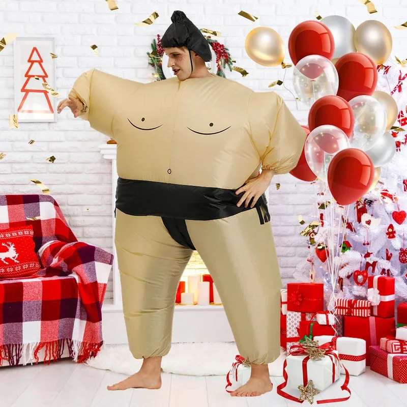 

25COSНадувные борцовские костюмы сумо, костюм сумо для взрослых, костюм для взорвания, надувные костюмы на Хэллоуин для мужчин/женщин