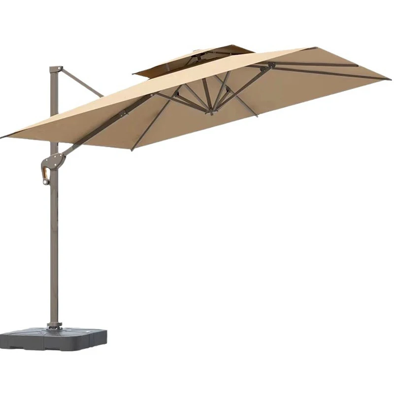 

FEAMONT Outdoor Hanging Roman Umbrella Waterproof Cantilever Garden Beach Patio Sun Parasol Restaurant Aluminum Umbrella