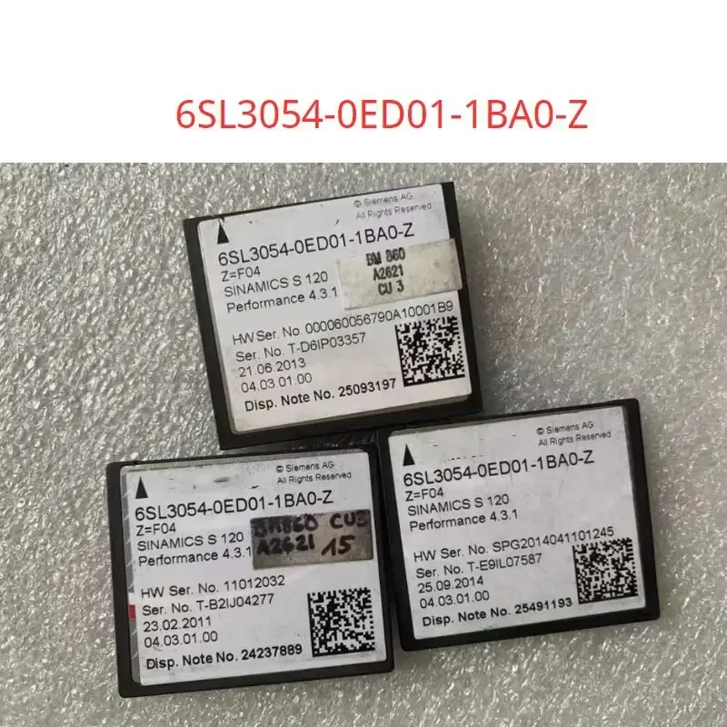 

6SL3054-0ED01-1BA0-Z 6SL3054-0ED01-1BA0 Used tested ok SINAMICS S120 CompactFlash card 6SL3054 0ED01 1BA0 Z