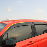 For Leapmotor T03 Accessories 2024 2025 Rain Shields Rain Eyebrows Weather Shield Sun Rain Deflector Guard Rain Strip Decoration