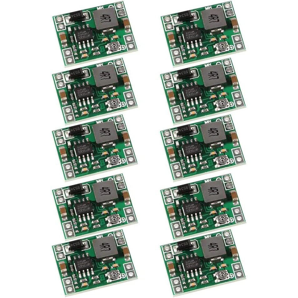 10PCS MP1584EN 3A Mini Step Down Buck Converter DC-DC 24V to 12V 9V 5V 3V Adjustable Step Down Module Replace LM2596 for DIY KIT