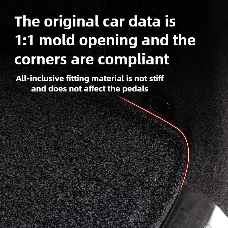 

For Denza N9 Car Trunk Mat TPE Waterproof Anti-scratch Cargo Liner Rear Seat Backrest Protective Pad Interior Accessories