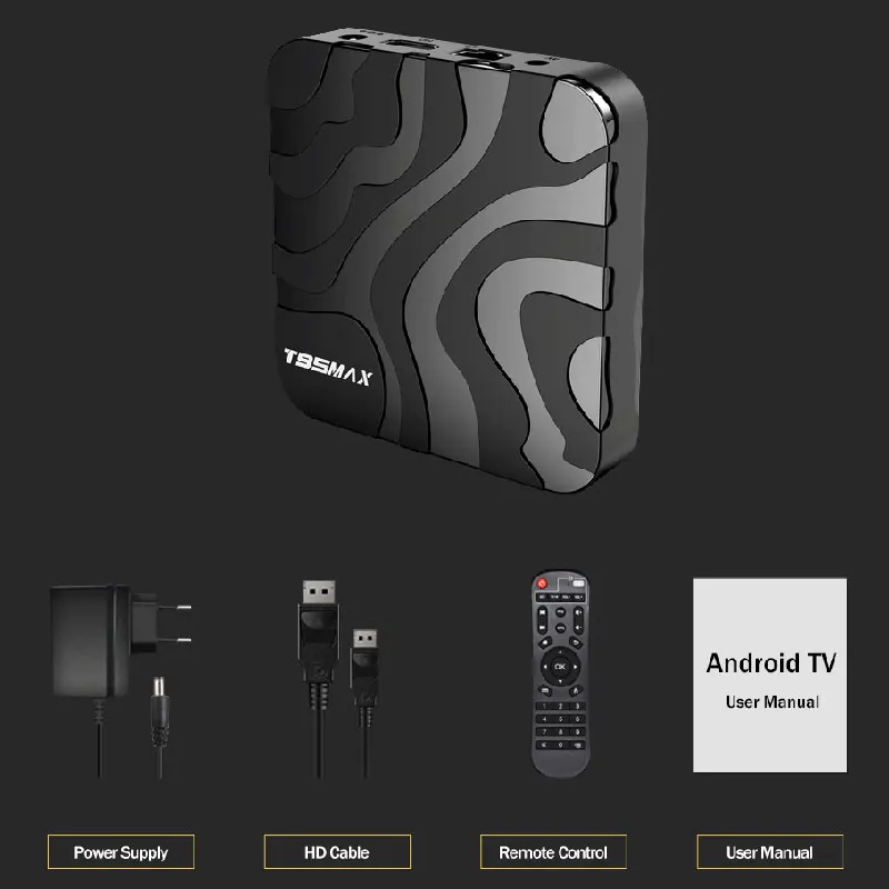 2023 T95 MAX Android 12 TV BOX 6K Smart Android TV BOX Allwinner h618 Dual Band Wifi 5G 1080P BT 6K Media Player Set Top BOX