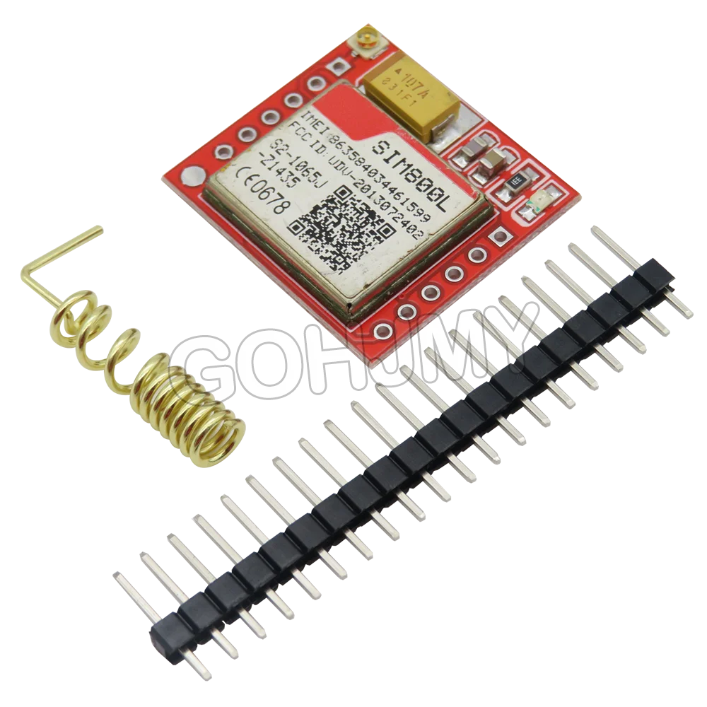 SIM800L GPRS GSM Module W/ PCB Antenna Micro SIM Board Quad Band For Arduino Red/blue Sim800L With Antenna Board