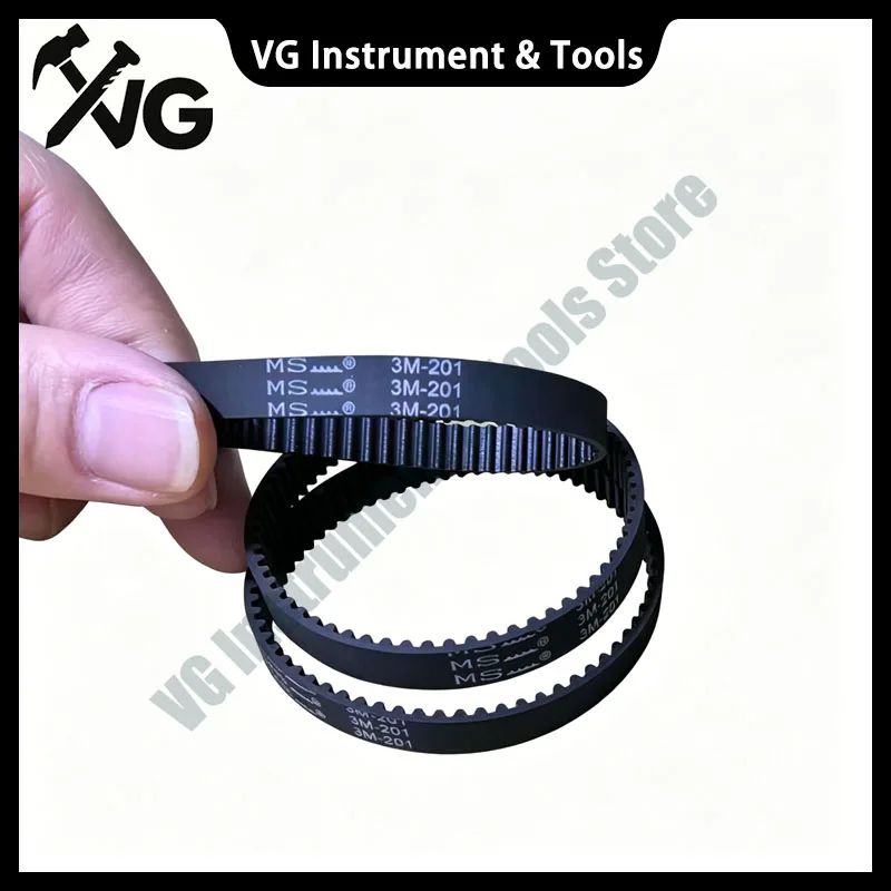 2pcs For 3M-201-8 Replace Belts,Circumference 201mm Width 8mm for LEXY/Tineco/Dreame/SUPOR Belts Vacuum Cleaner Parts