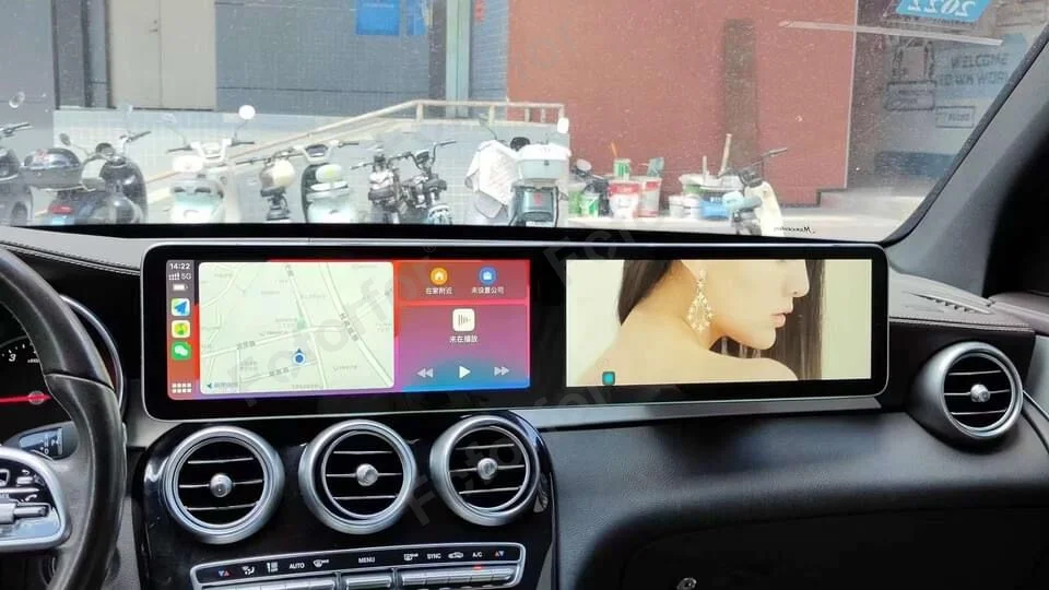 Android Screen Car Radio Digital For Mercedes Benz C Class GLC W205 2015-2024 NTG 5/5.5/6 GPS Multimedia Player Auto Stereo