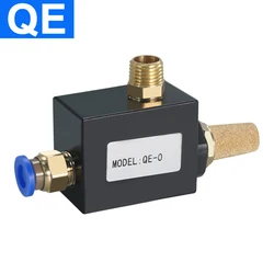 1Pcs QE-02 QE-03 QE-04 Pneumatic blow off valve exhaust 1/4