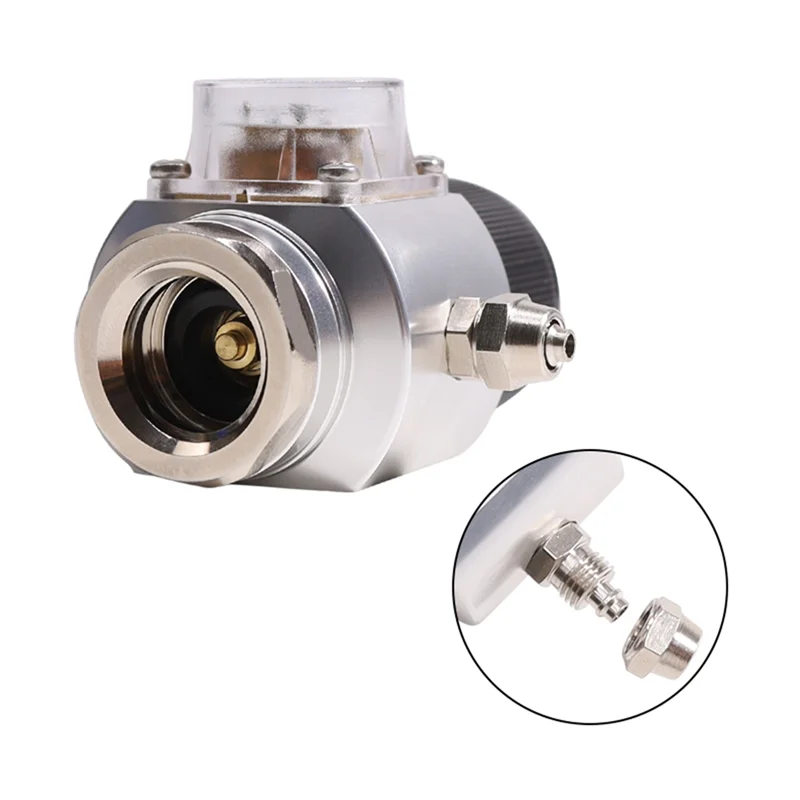 SEWS-Мини-регулятор газа, регулятор бочонка газированной воды, зарядное устройство для бочонка с CO2 0-90PSI для приготовления газированной воды, газированная вода, пиво, бутылка для газировки TR21-4