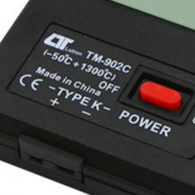 

10pcs/ Tm-902c High Temperature Fast Electronic Thermometer Digital Thermometer Industrial Thermometer Temperature Measurement