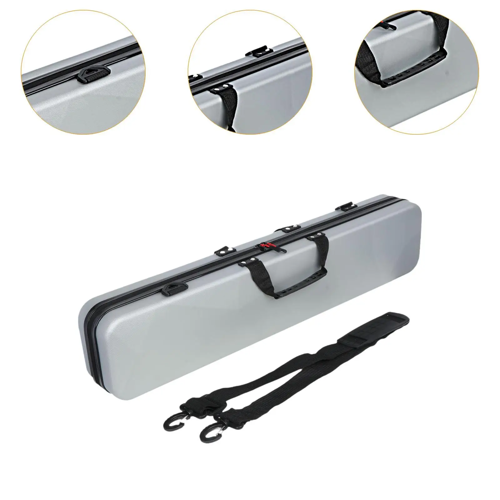 حافظة عصا البلياردو 1/2 حقيبة نادي PVC حقيبة واقية صلبة محمولة