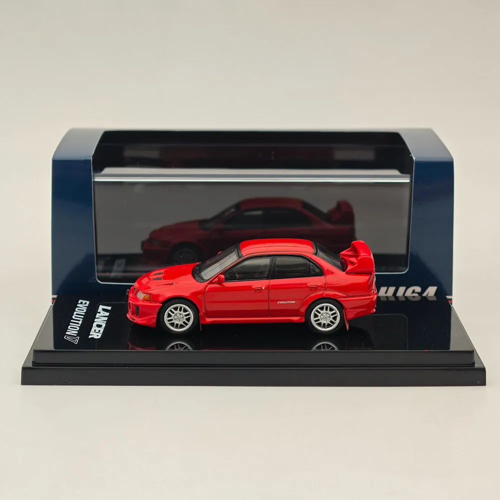 Hobby Japan 1/64 Lancer GSR Evolution V (CP9A)1998 with Mud Flap Palmer Red HJ642032AR Diecast Model Car Limited Collection