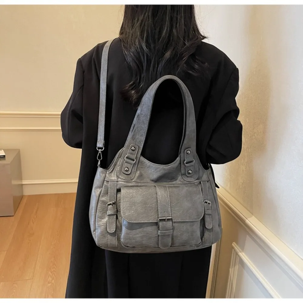 

Gifts Soft Leather Women's Handbags Large Capacity Portable Shoulder Bags Storage Bag Tote Bag