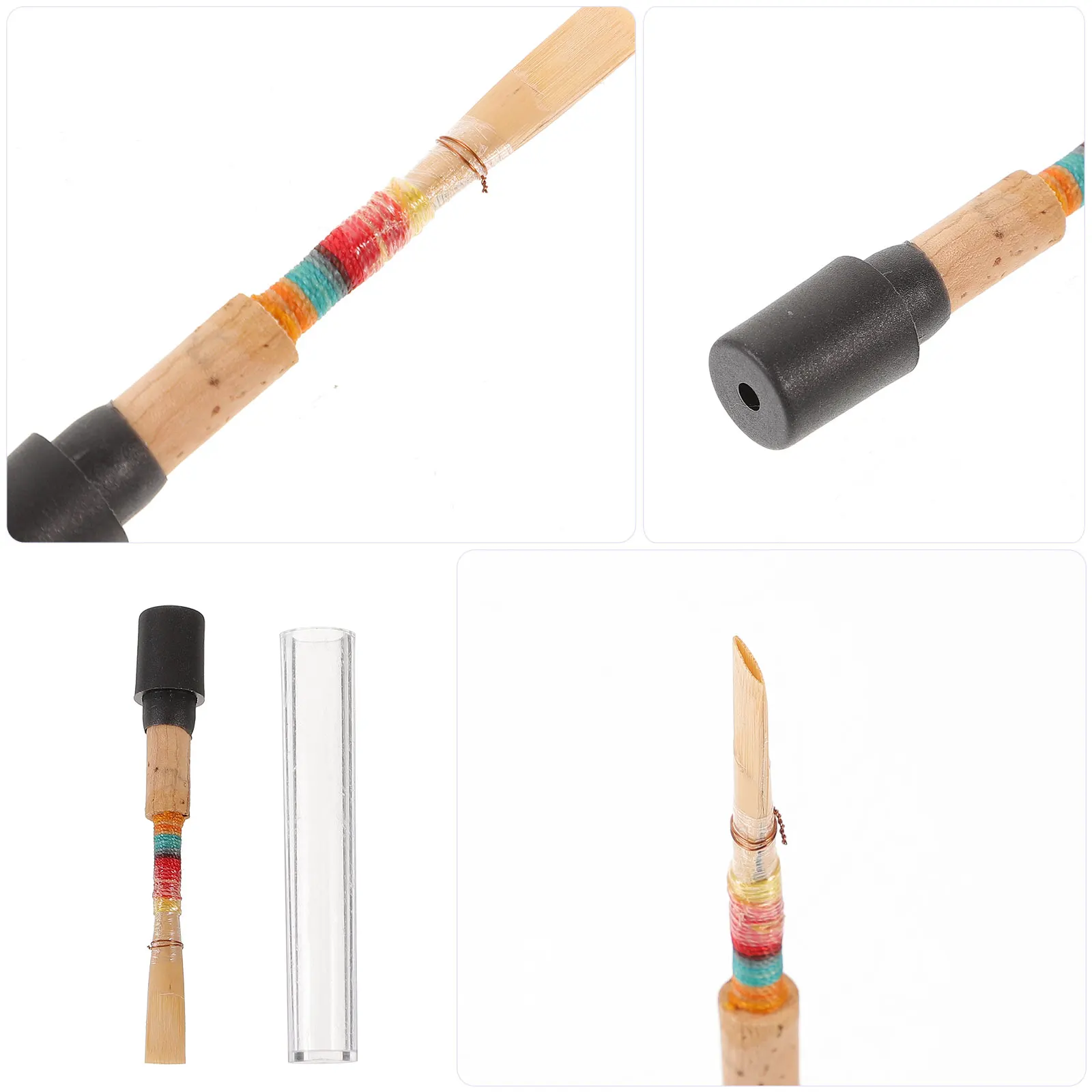 

Natural Oboe Reed Durable Copper Material Flexible Compact Professional Oboe Accessory for Students Beginners Durable Reed