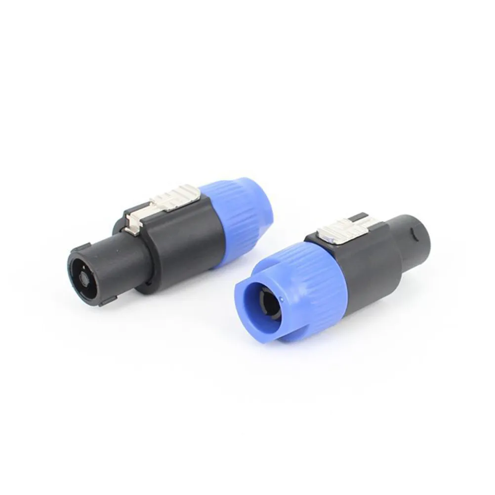 4Pcs Cannon Connectors Four-Core Loudspeaker Connectors for Professional Audio Equipment Studio Ktv Bar Speaker Accessories