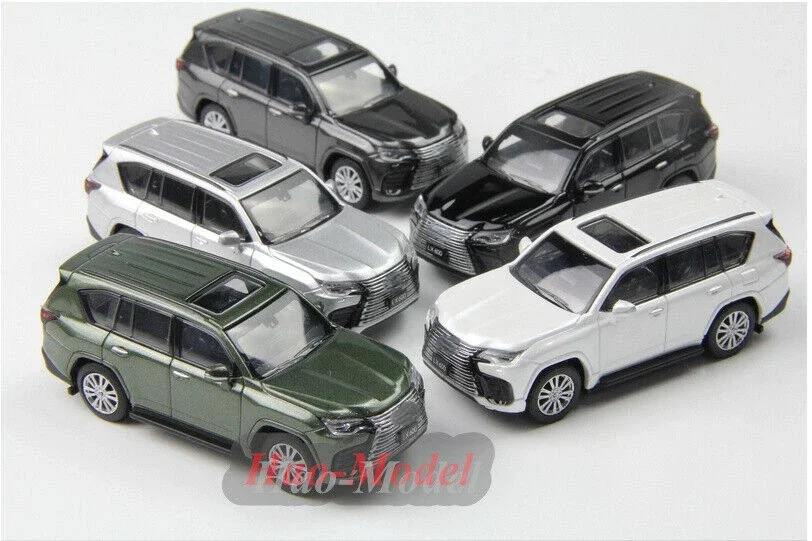 LCD 1:64 For Lexus LX600 Alloy Metal Diecast Model Car Toys Boys Birthday Gifts Hobby Display Collection Ornaments Simulation