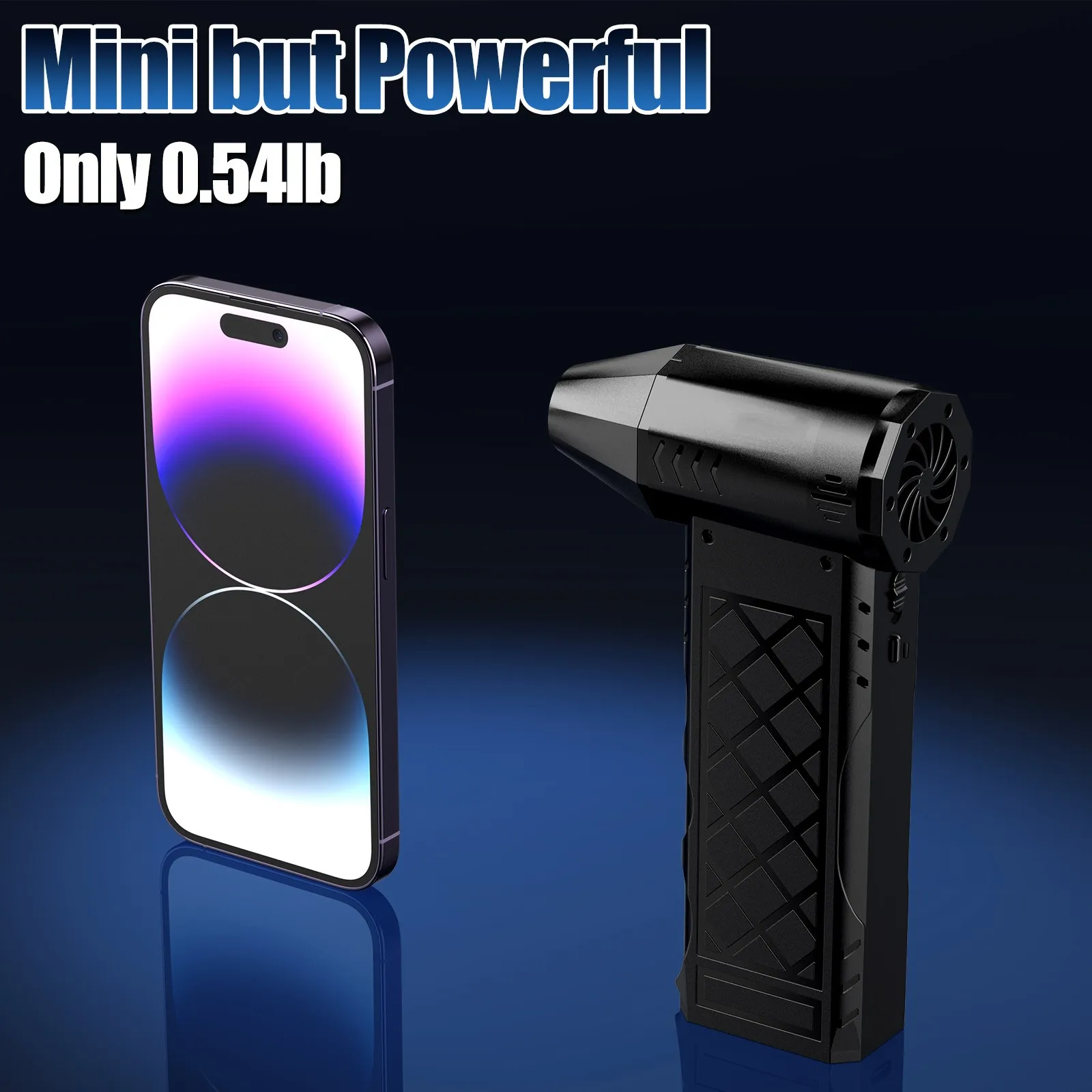 Souffleur air puissant منفاخ هواء قوي مسدس هواء أداة متعددة مروحة عنيفة للكمبيوتر/لوحة المفاتيح/المنزل/الحديقة/منفضة هواء لتنظيف السيارة #4