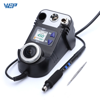 WEP 982-V Digital Electric Soldering Iron Kit C115 C210 C245 Precision Soldering Iron Soldering Station Small Rework Station