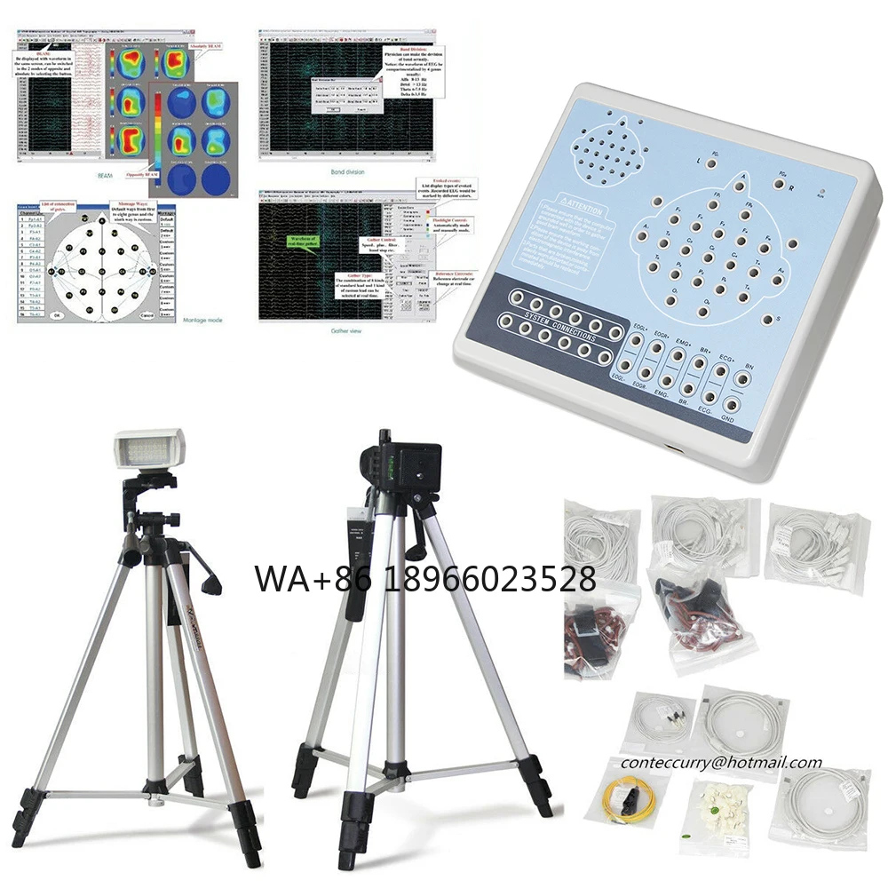 Electric Activity Mapping Systems electroencephalograph KT88-2400 Digital 24 Channel EEG Machine Brain