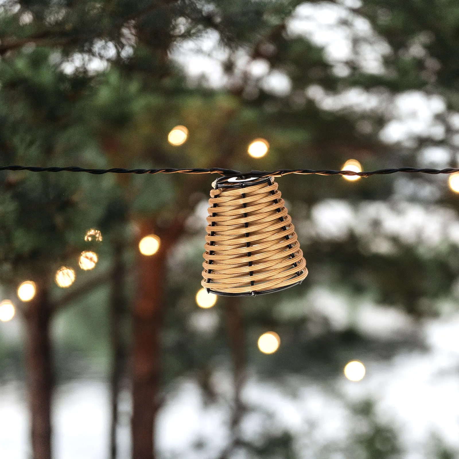 Miniature Woven Lampshade Plastic Decorative Lamp Cover Boho Style for Indoor Lighting Entrance Corridor Room Kitchen Office
