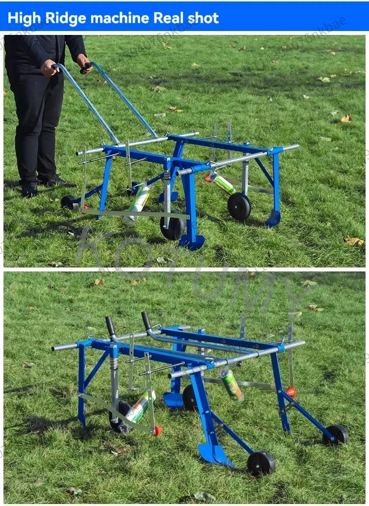 Agricultural Mulching Covering Machine, Farm Equipment for Plastic Mulch Film Laying and Soil Covering