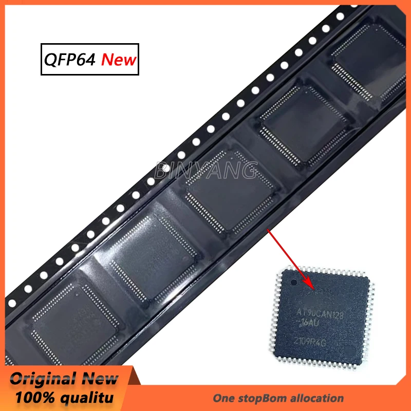 (1piece)100% New AT90CAN32-16AU AT90CAN64-16AU AT90CAN128-16AU TQFP64  In Stock Chipset