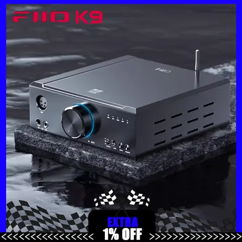 FiiO K9 Pro ESS Desktop DAC and Headphone Amplifier ES9038PRO*2 chip Bluetooth USB DAC DSD Decoder Support MQA