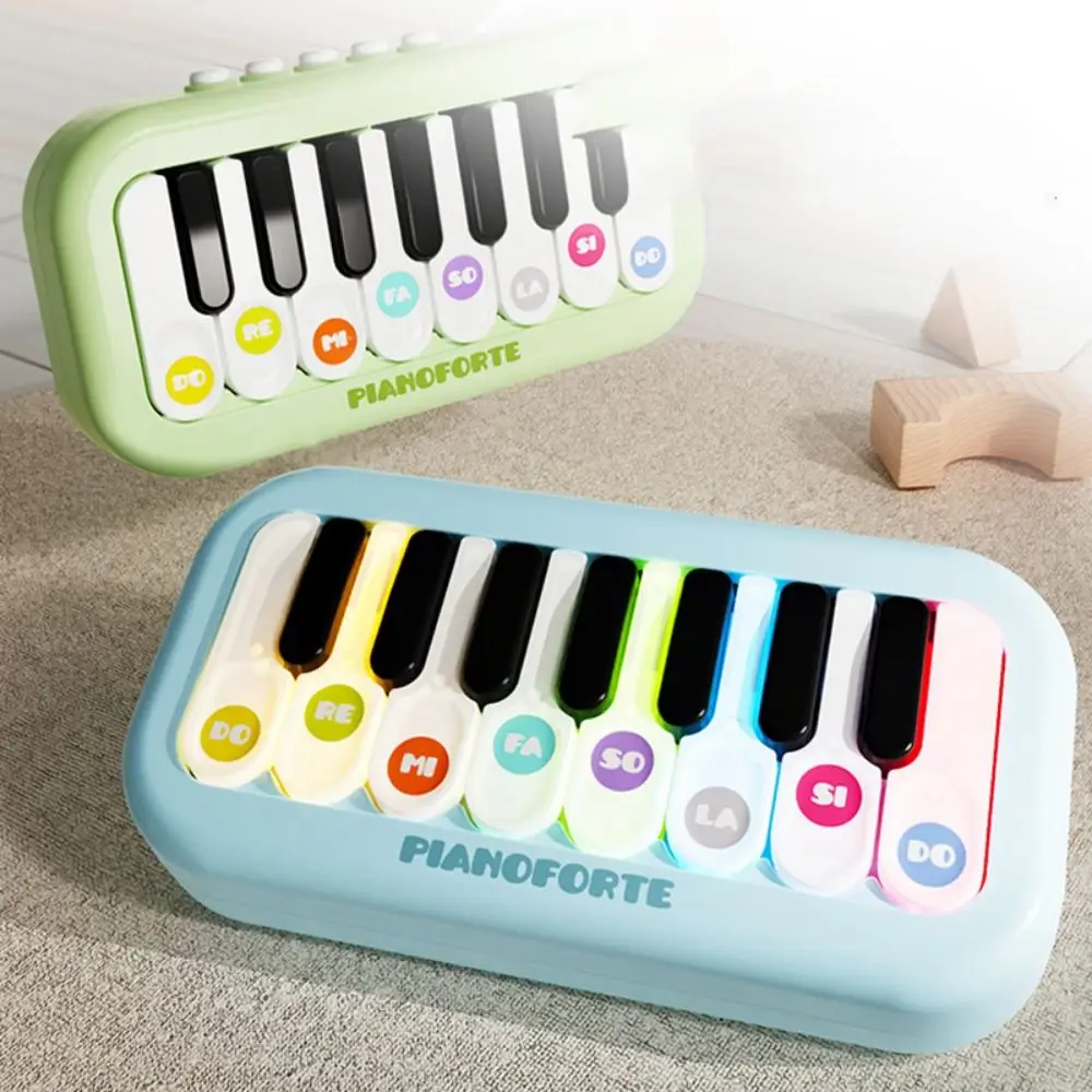 Early Education Mini Electric Keyboard Learning Music Electronic Organ Electronic Piano Toy Light with Music Score