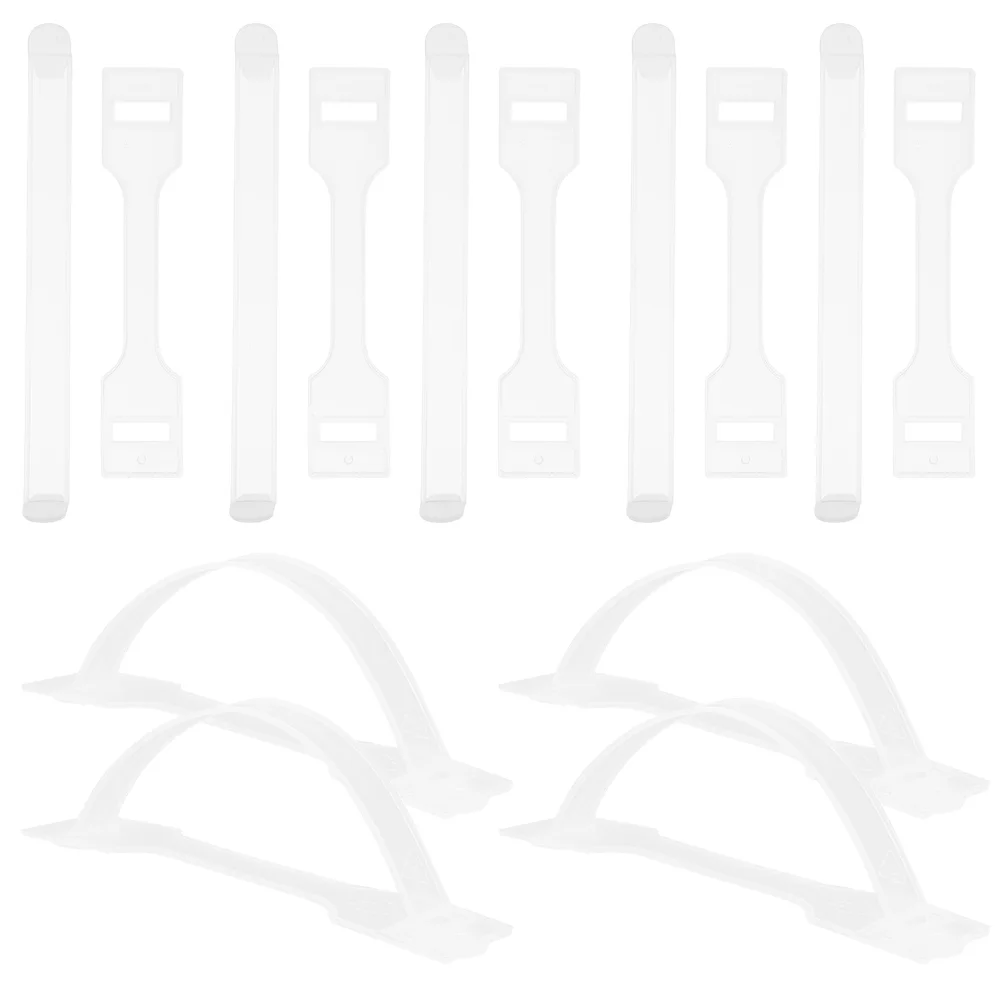 120 Sets Replacement Carton Handle Adhesive Carry Handles for Boxes Grab Transparent Pp
