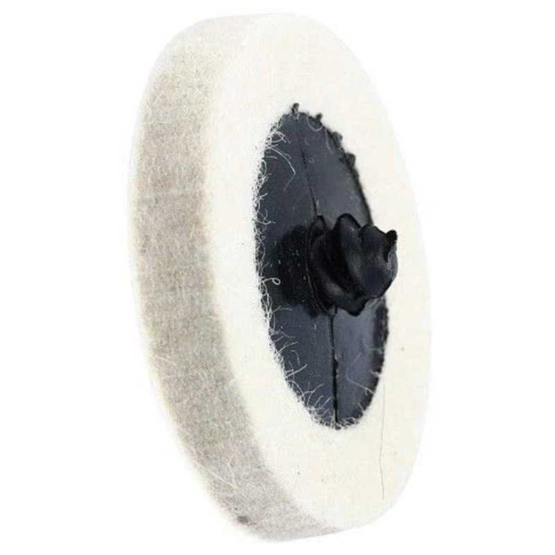 16Pcs 2 Inch Fabric Disc Polishing Buffing Pads Wheels Disc Holder With 1/4 Inch Shank For Cleaning Polishing Sanding