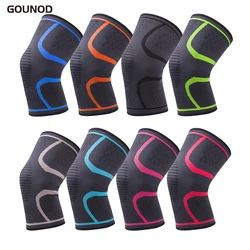 Knitted Nylon Sports Knee Pads Autumn  Winter Badminton Running Fitness Knee Pads Outdoor Mountaineering Warm