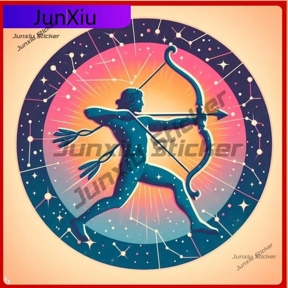 

Awesome Zodiac Sign Constellation Sticker Waterproof Vinyl Decal Durable Surface Vehicle Protective Resistant Decoration