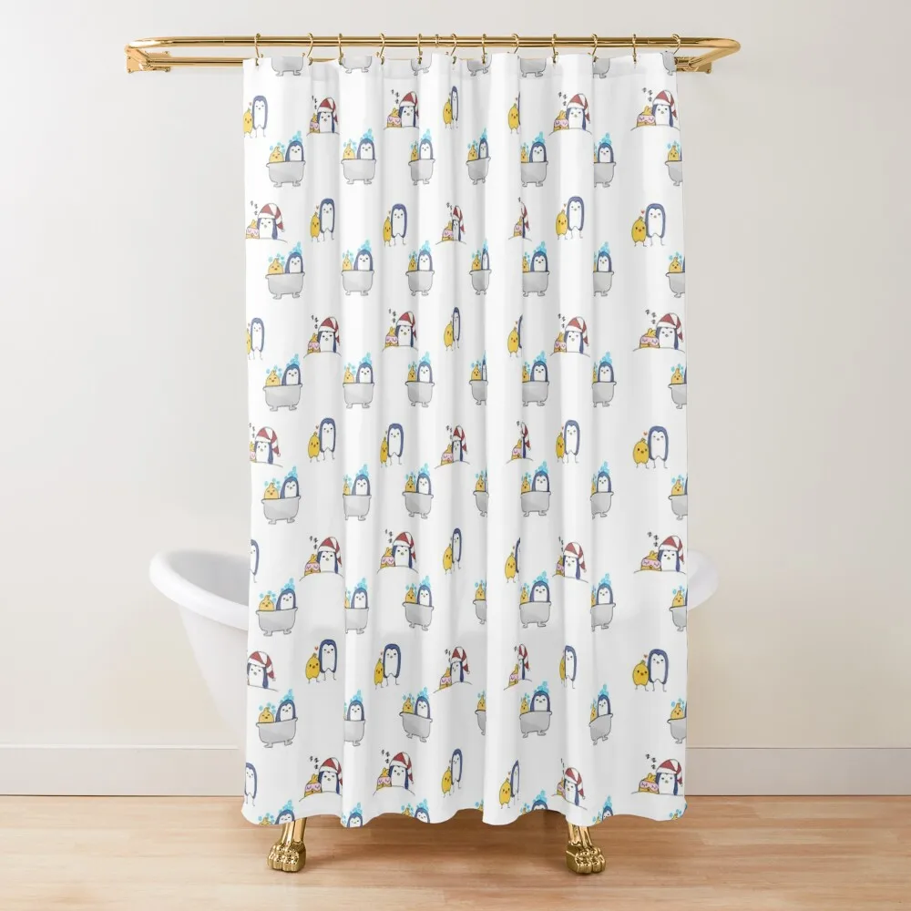 

Peng & Chicky Shower Curtain Cover Waterproof Shower And Anti-Mold Elegant Bathroom Shower For Bathroom Set Curtain