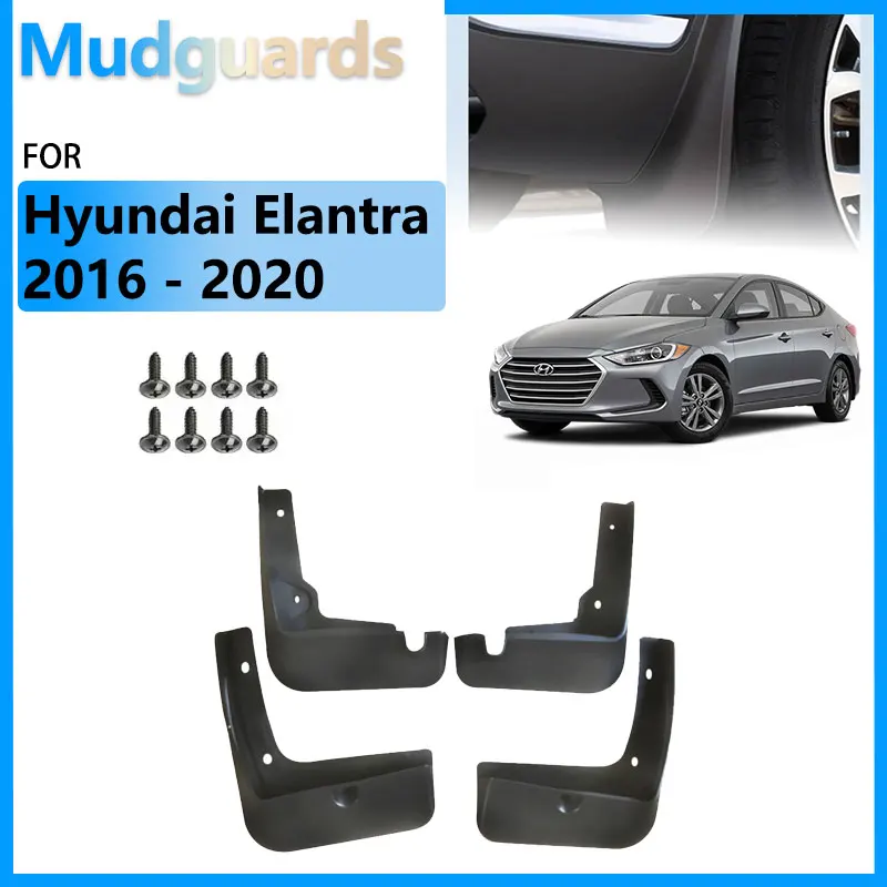 

Auto Mudguards For Hyundai Elantra AD Avante 2016 - 2020 Accessories Front Rear Wheel Splash Guards Fender Parts 2017 2018 2019