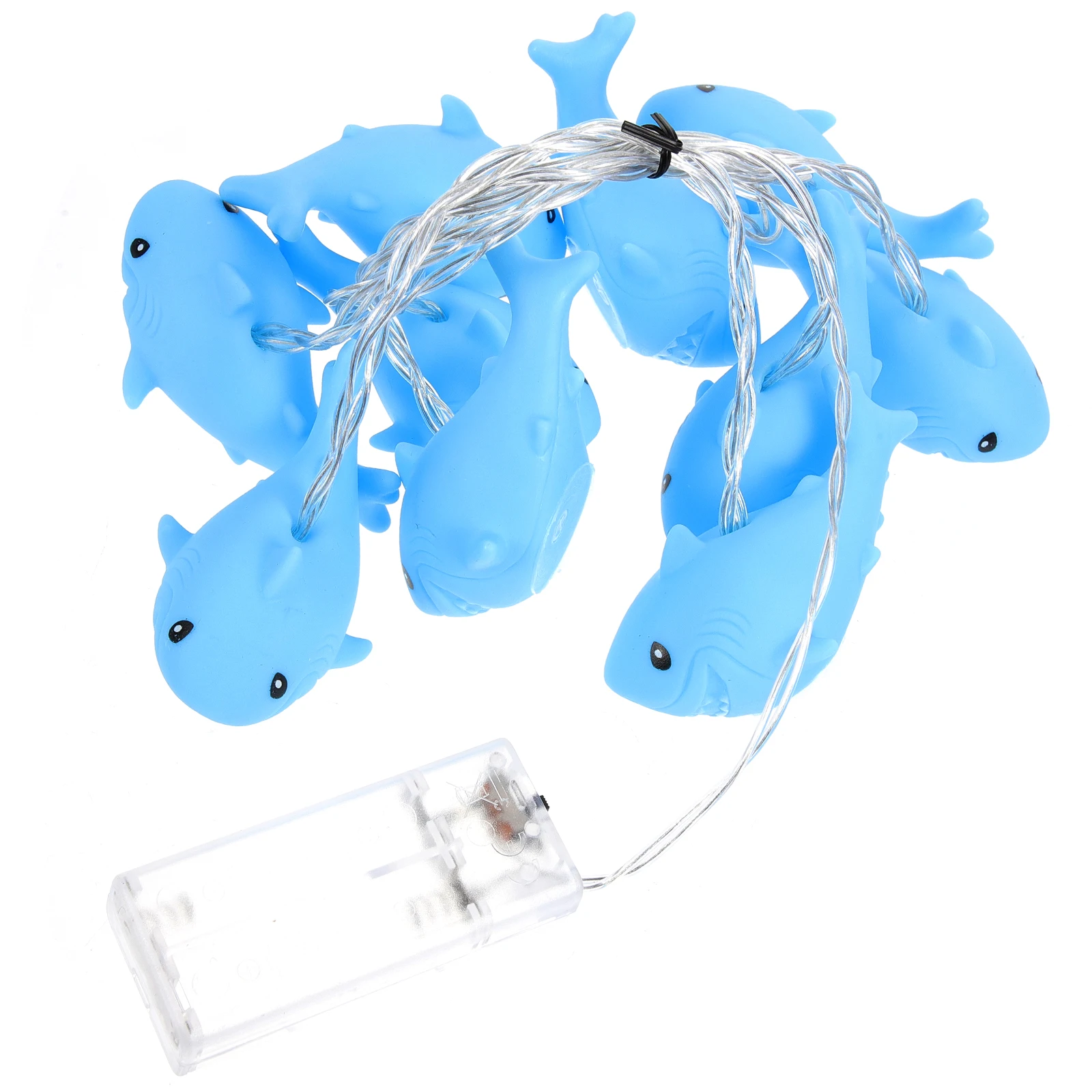 

Shark Light String Decorations for Bedroom Beachy Pendant Festival Garden Hanging Decors Plastic Home Ocean