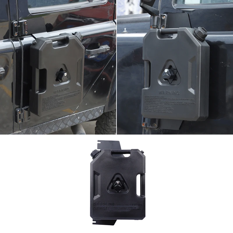 

Carbon Steel Black For Land Rover Defender 90 110 2004-2018 Car Exterior Door Panel Oil Barrel Stand Modification Accessories