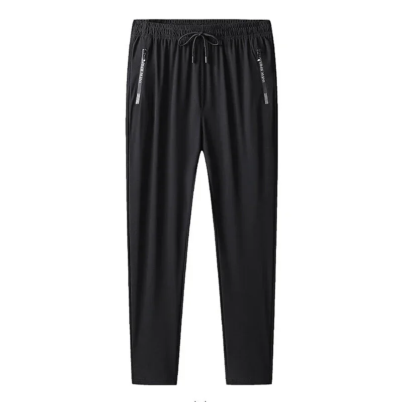 Plus Size 8xl 7xl 6xl Men Sports Pants Quick-Drying Men's Trousers Joggers Sportswear Solid Sweatpants Male Elastic