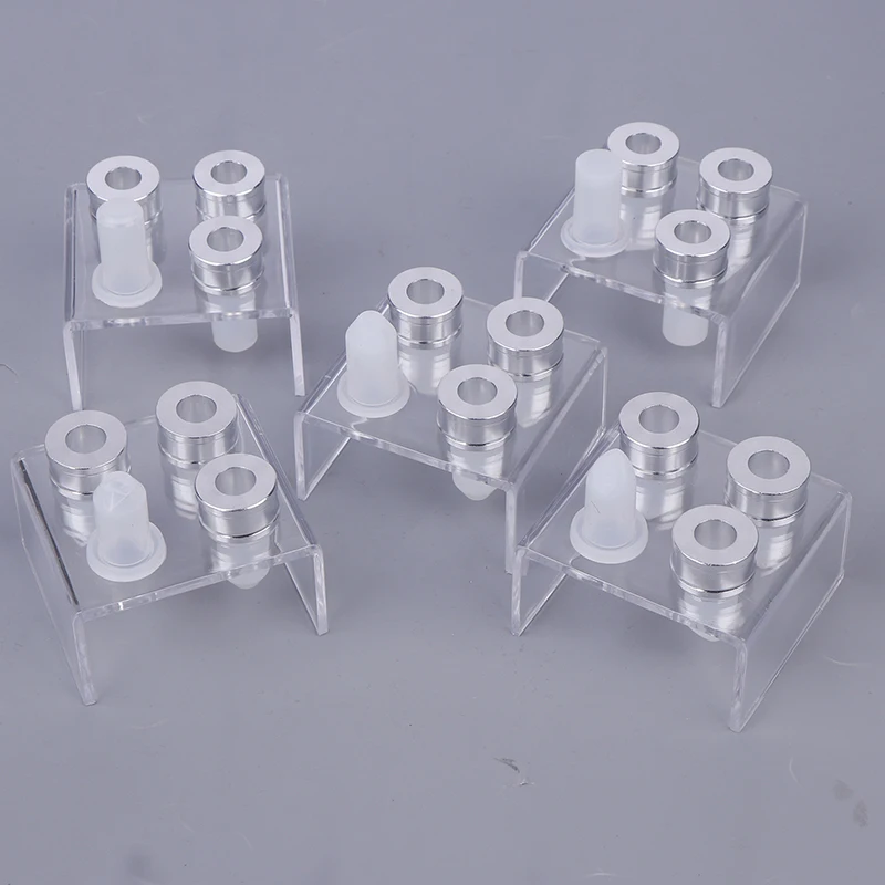 4 Cavities Simple Design DIY Makeup Cosmetics Lipstick Mould Silicone Lipstick Mold Making Tool