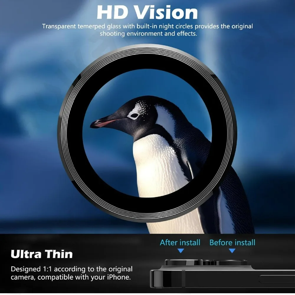 2 pezzi per Xiaomi Poco F8 Ultra Pro 4G 5G protezione per obiettivo fotocamera protezione schermo in vetro temperato antigraffio in metallo