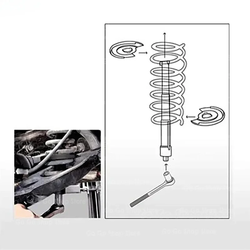 complete set Coil Spring Compressor For W201 W202 W208 W210 NEW