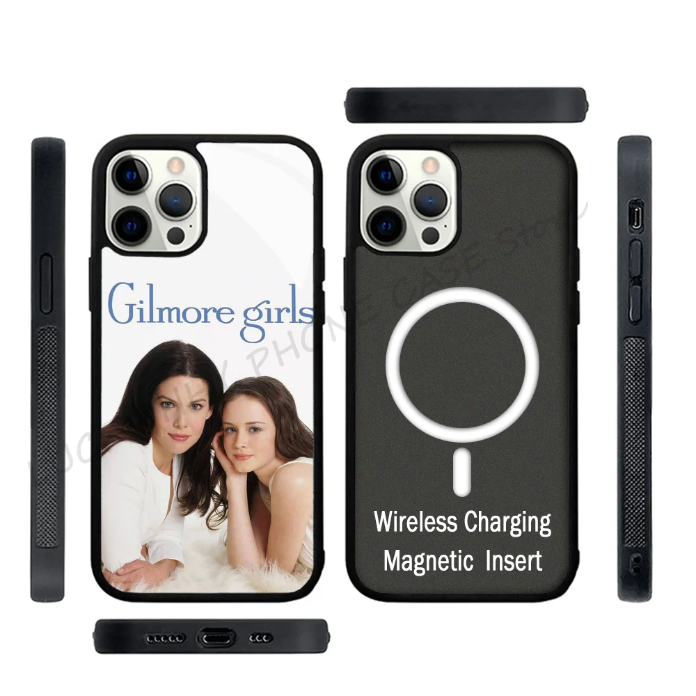 

Phone Case Phone Case Strong Magnetic For IPhone 15 14 13 Pro Max 11 12 Mini G-Gilmore Girls TV For Magsafe