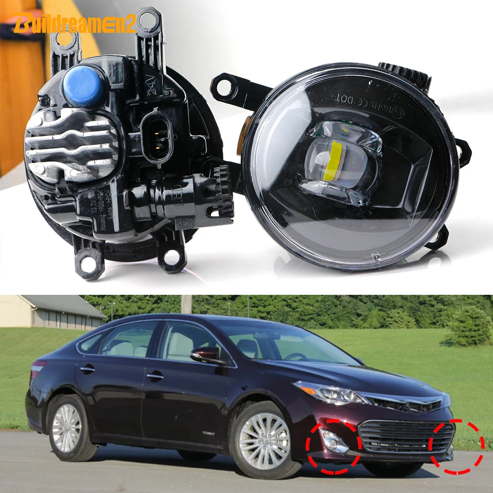 2 sztuki 30W H11 przednia soczewka LED zespół światła przeciwmgielnego światła dziennego dla Toyota Avalon 2008 2009 2010 2011 2012 2013 2014 2015 2016