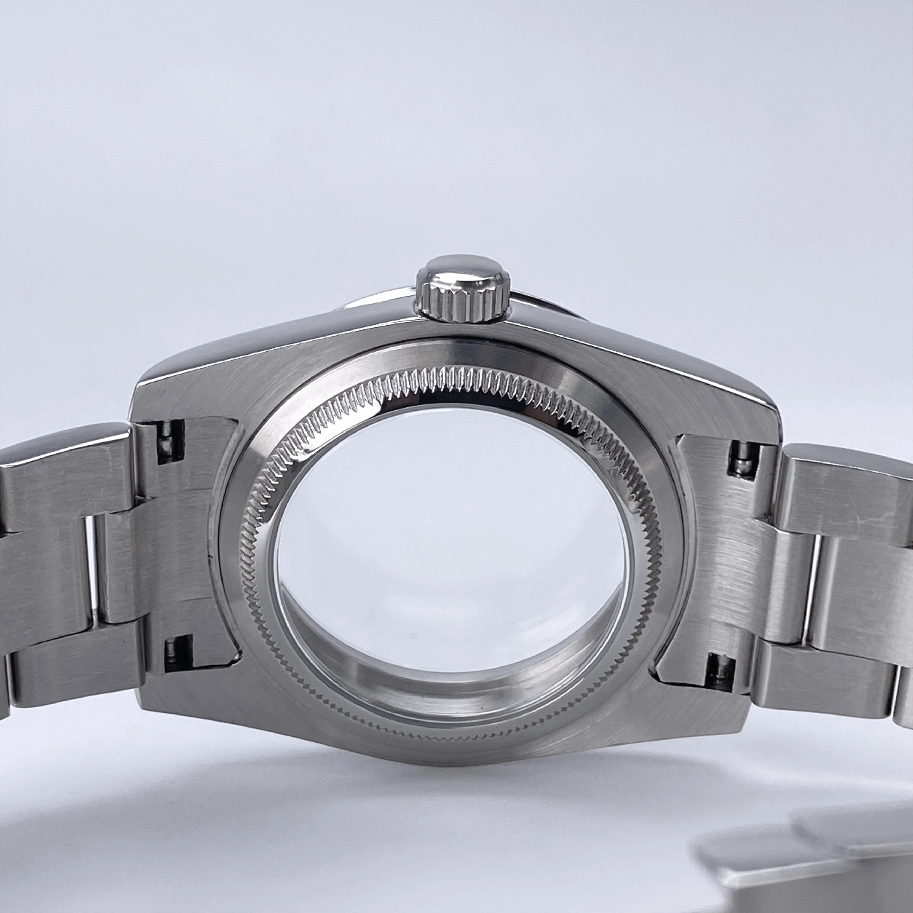 High-Quality 36mm/39mm NH35 Watch Case Sapphire Glass Stainless Steel Waterproof Case Fit NH35 NH36 movement 28.5mm NH35 Dial