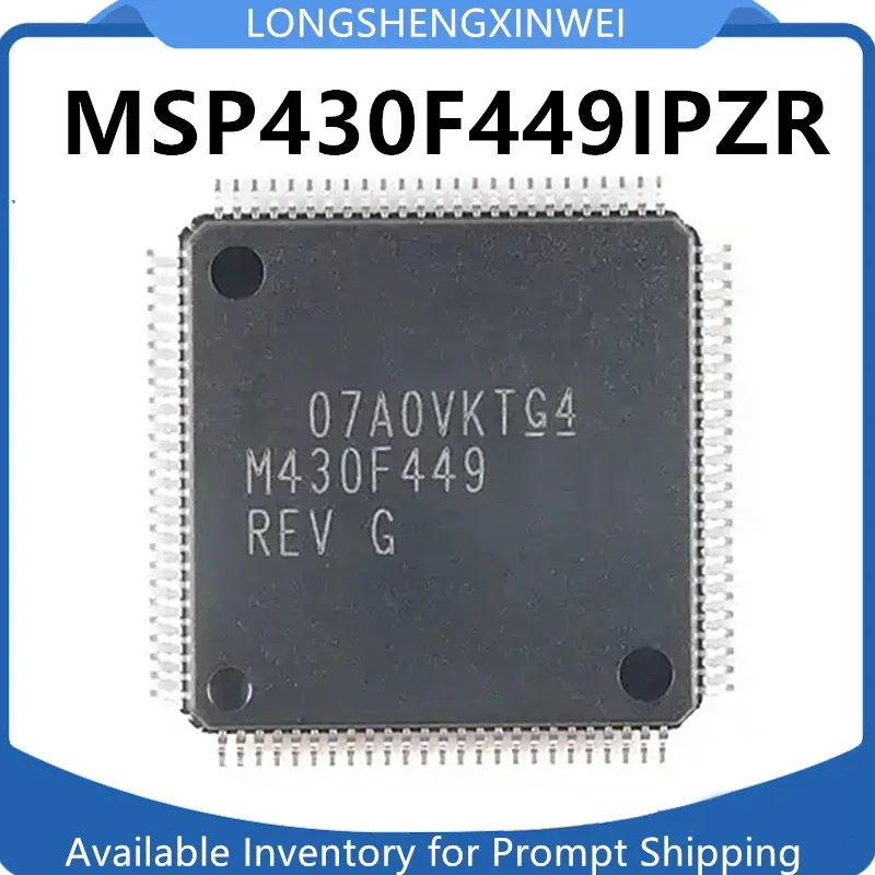 1PCS MSP430F449IPZR M430F449 LQFP-100 16 Bit Mixed Signal Microcontroller MCU Original New